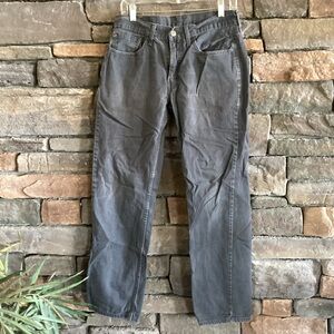 Levi’s 514 Gray Denim Straight Leg Jean 31 X 30